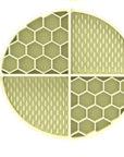 Honeycomb Lick Mats: Yellow