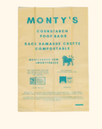Compostable Dog Poop Bags - 15 Bag Rolls - 9 x 13" Bag Size: 3 Roll (45 Bags)