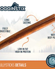 Dogginstix Beef Pizzle - 12 inch