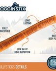 DOGGINSTIX Bully Sticks 12" Jumbo