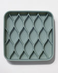 Argyle Slow Feeder Bowl (Seafoam)