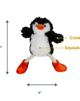 Penguin Pull-Through Rope Tug Dog Toy