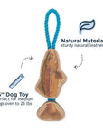 Toy Leather - NATURAL Tug Color Jointed Trout 16"