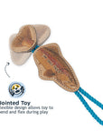 Toy Leather - NATURAL Tug Color Jointed Trout 16"