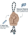 Toy Leather - NATURAL Tug Top Grain Big Foot 16"