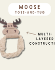 All Natural, Triple Stitched Pet Tug Toy. Durable, pet-safe: Combo