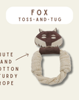 All Natural, Triple Stitched Pet Tug Toy. Durable, pet-safe: Combo