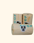 Compostable Dog Poop Bags - 15 Bag Rolls - 9 x 13" Bag Size: 3 Roll (45 Bags)