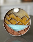 Silicone - Interactive Bowl - Grey Mountain Pattern