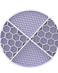 Honeycomb Lick Mats: Purple