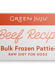 Dog Frozen Raw Beef Sliders