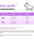 Cooling Dog Bandana - Over The Rainbow: S/M