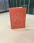 Thank You Card - Paw