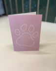 Thank You Card - Paw