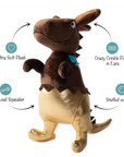 Choc-A-Sauras Rex Dog Toy