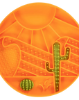 Silicone - Interactive Bowl - Orange Desert Pattern