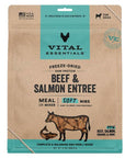 Freeze-Dried Raw Beef & Salmon Entree&Mixer Soft Nibs (14oz)