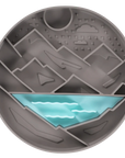 Silicone - Interactive Bowl - Grey Mountain Pattern
