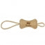 Natural Leather Bone Tug Toy (12")