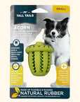 3" Natural Rubber Acorn Toy
