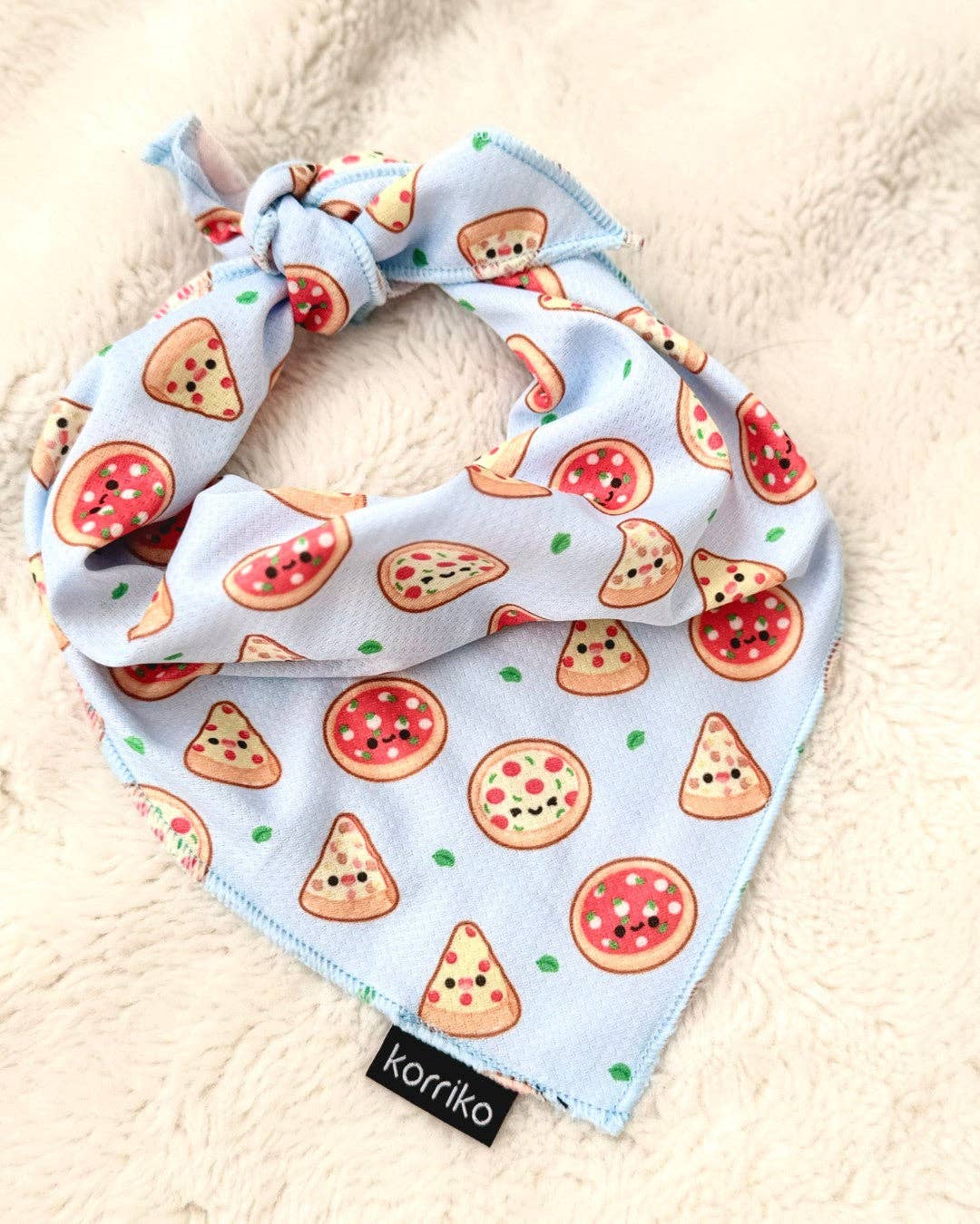 Cooling Dog Bandana - Pizza: M/L