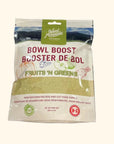Bowl Boost Fruits ‘N Greens ~ Raw Dehydrated Food Topper for Dogs & Cats ~ Boost Mealtime Nutrition Naturally