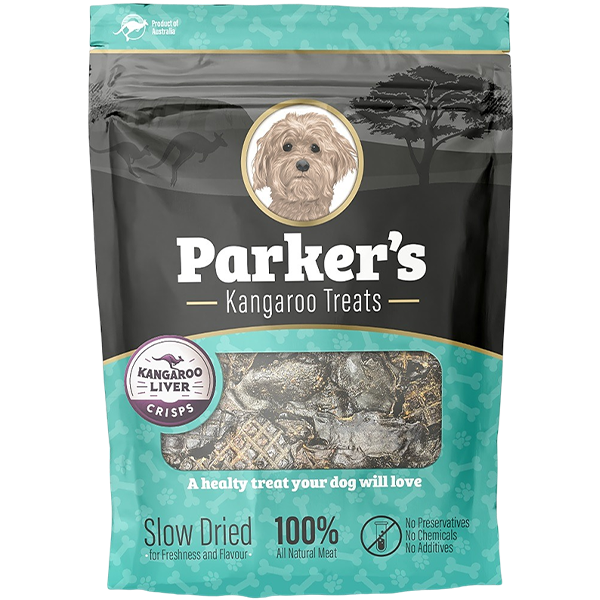 Parker's Treats Kangaroo Liver Crisps 75g