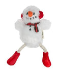 Snowman Pull-Through Rope Tug Dog Toy