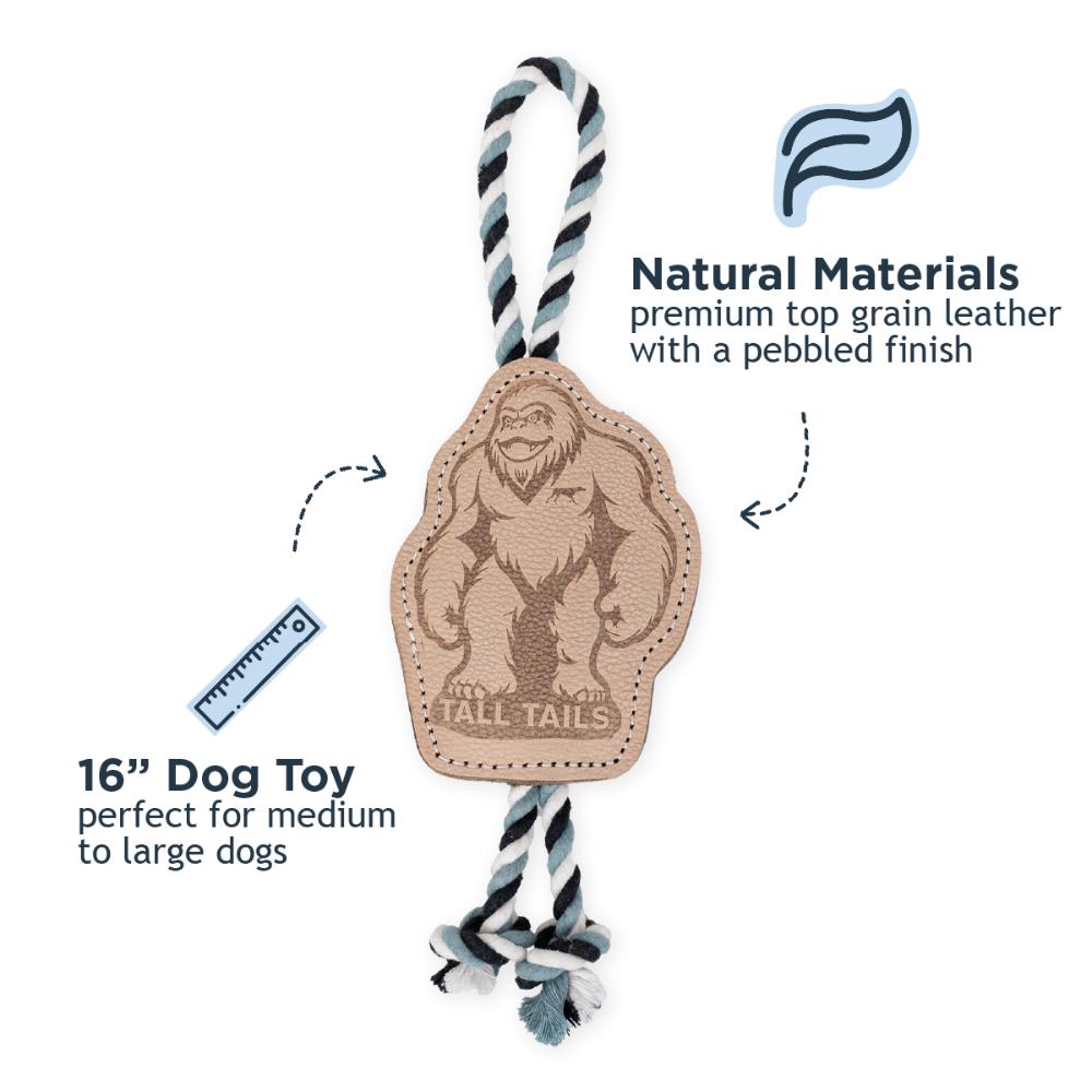 Toy Leather - NATURAL Tug Top Grain Big Foot 16"
