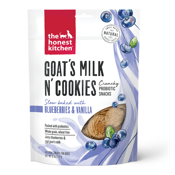Dog Goat's Milk N' Cookies w/ Blueberries &amp; Vanilla 8 oz