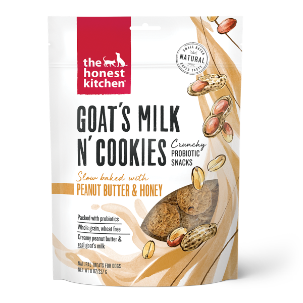 Dog Goat's Milk N' Cookies w/ Peanut Butter &amp; Honey 8 oz