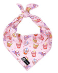 Cooling Dog Bandana - Taro Milk Tea: M/L