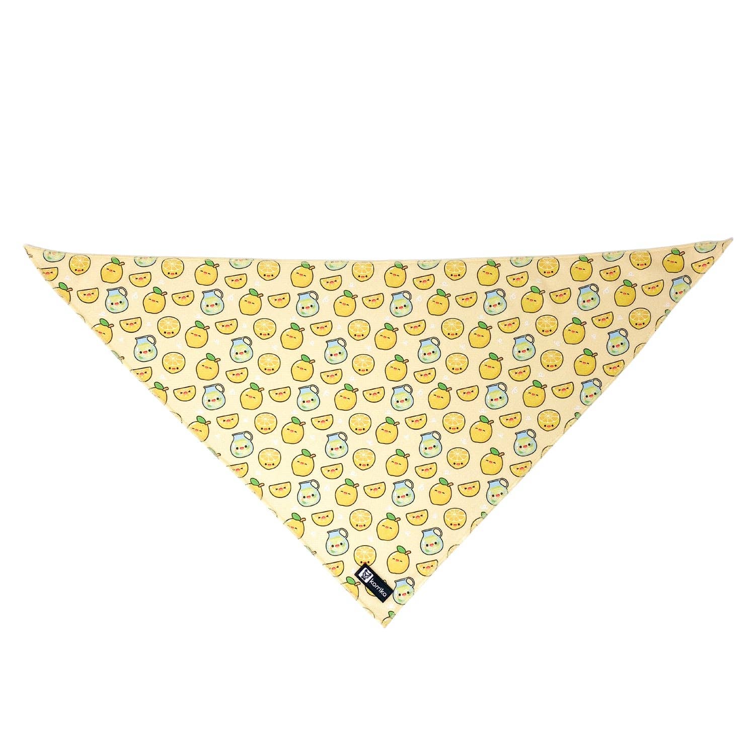 Cooling Dog Bandana - Lemonade: S/M