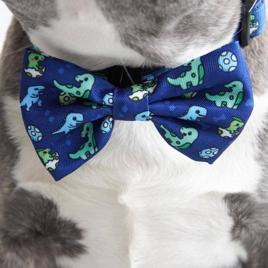 Dog Bow Tie - Dino: S/M