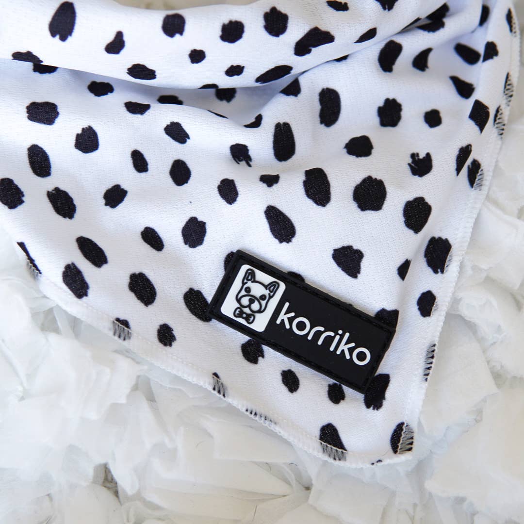 Cooling Dog Bandana - Spotted: S/M