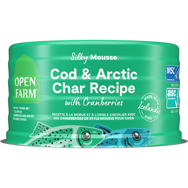 Dog Cod & Arctic Char w/Cranberries 7oz – Higgie's Pet
