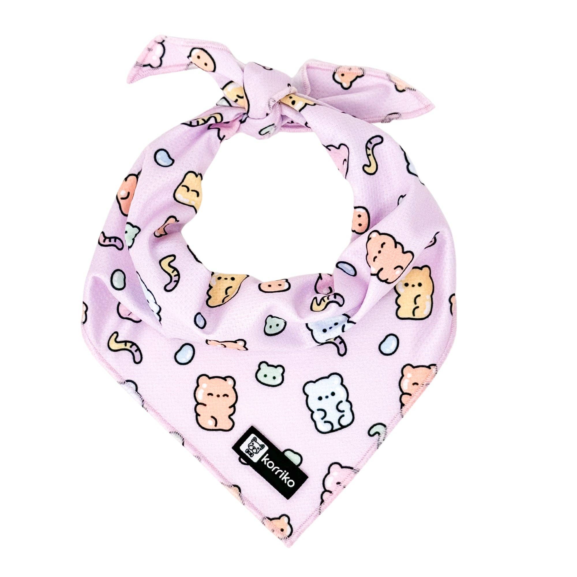 Cooling Dog Bandana - Gummy Bear: M/L