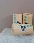 Compostable Dog Poop Bags - 15 Bag Rolls - 9 x 13" Bag Size: 3 Roll (45 Bags)
