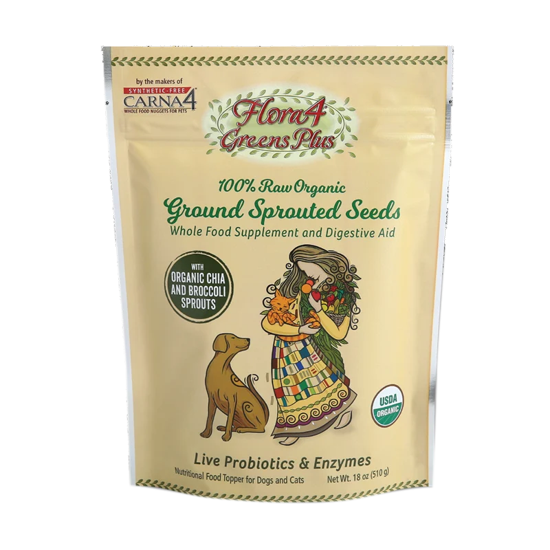 Flora4 Greens Plus Sprouted Seed Topper 18oz
