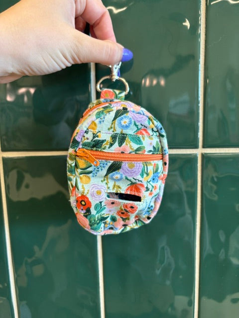 Locally Made Mini 'Backpack' Poop Bag Holder