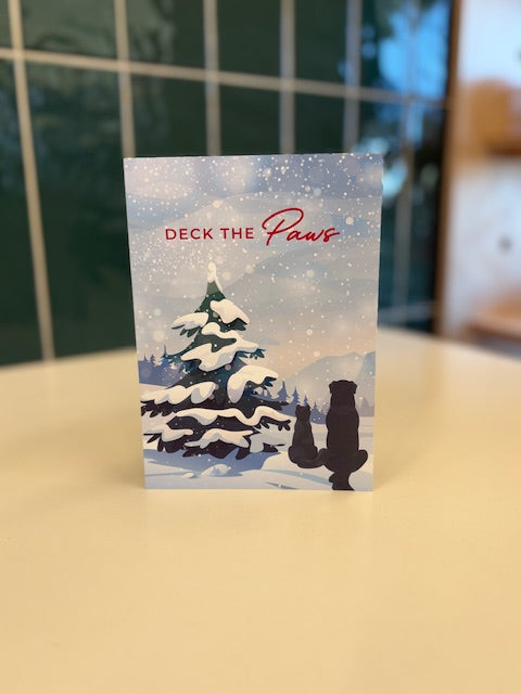 Deck The Paws Cat/Dog - Card