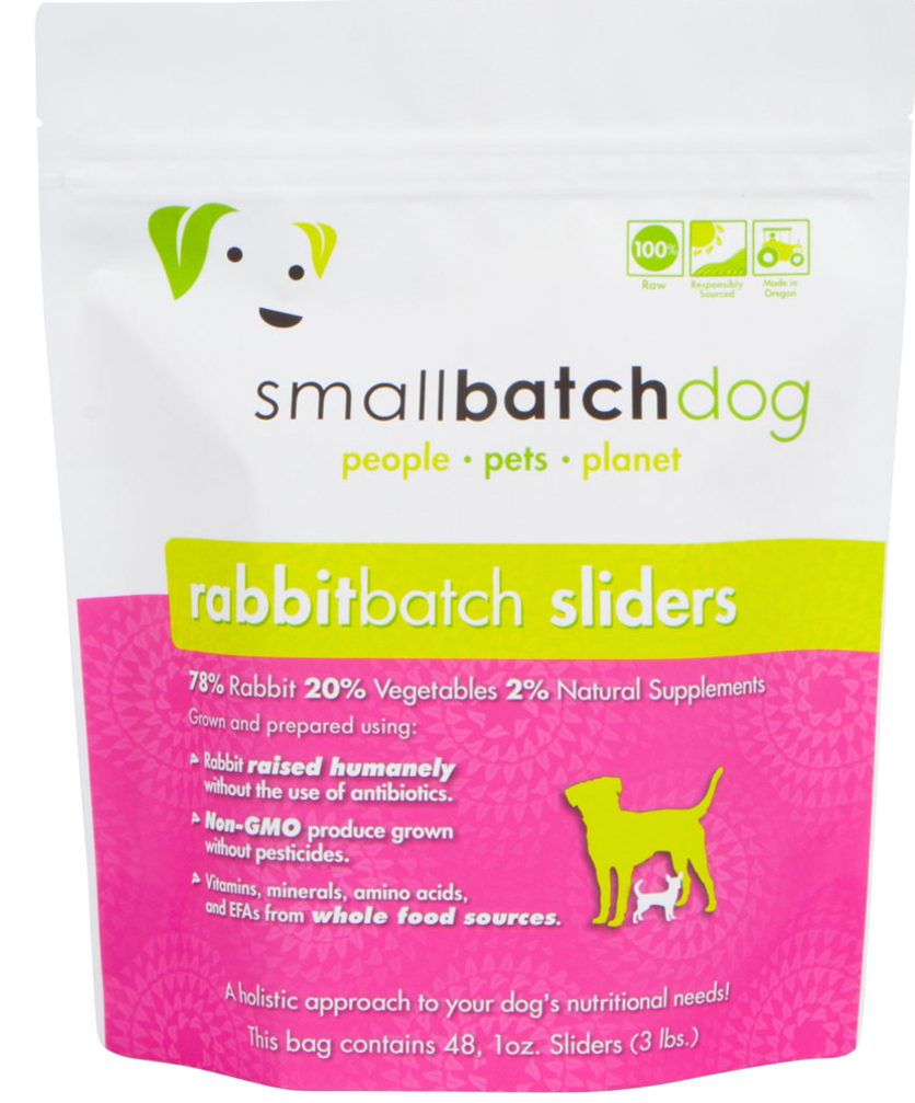 Frozen Rabbit Sliders - Dog 3 lb. – Higgie's Pet